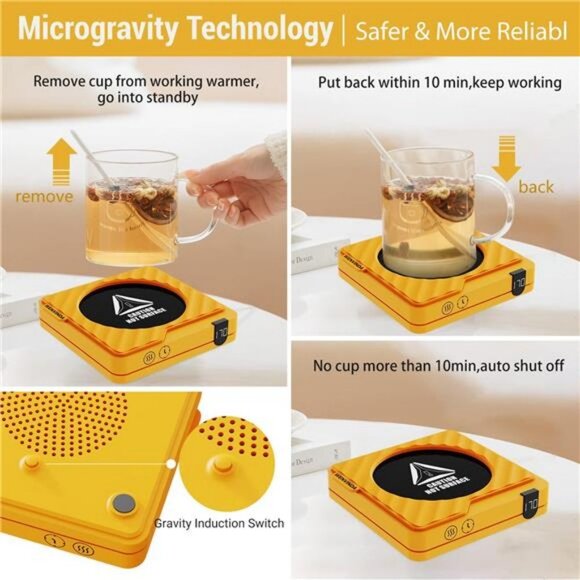 Cup Warmer & Coffee Warmer for Desk Auto Shut Off, Coffee Mug Warmer - Picture 2 of 6